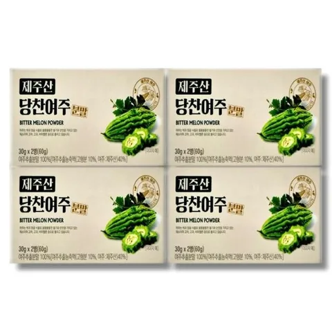 [건강식품] 제주산 당찬여주 분말 30g x 2통 4박스