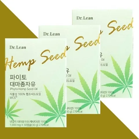 닥터린 파이토 대마종자유 1000mg x 30캡슐 (3박스)