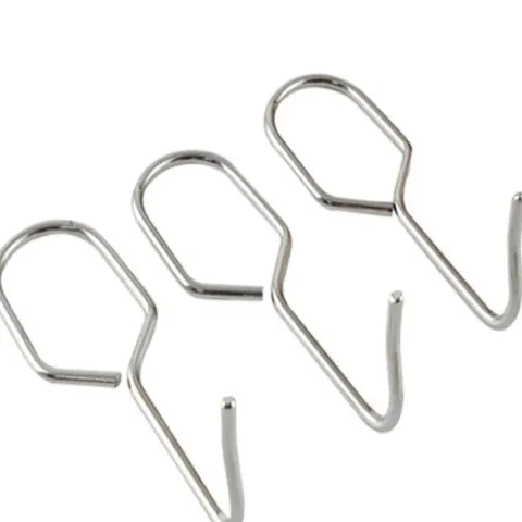 타원형 파이프고리 욕실 소품 19파이 3개입 다용도 고리 (WFK6PLN)