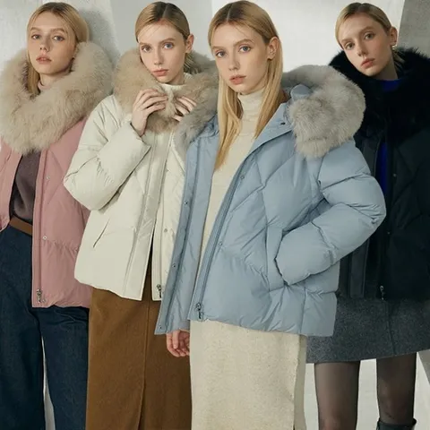 폭스퍼코쿤핏숏구스다운점퍼