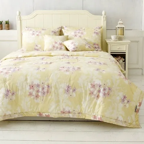 [캐롤라인 샤사] 허니듀 60수 아사 차렵 침구세트 퀸/킹 겸용(200X230)