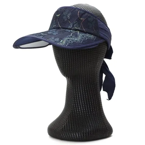레이스 레져 골프 야외 스포츠 자외선 썬캡모자 KM-WH-0345-네이비