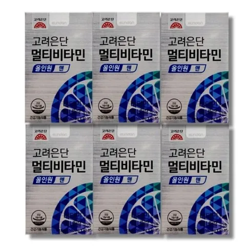 고려은단 멀티비타민 올인원 맨 60정 6박스