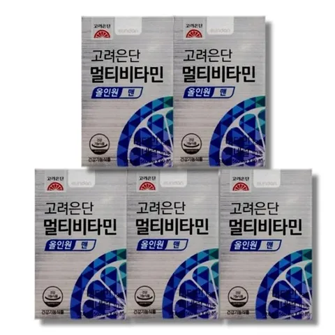 고려은단 멀티비타민 올인원 맨 60정 5박스