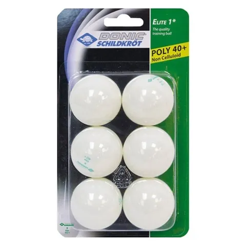 도닉 1성 탁구공 화이트 6개입 1P 경기 연습 시합 (WFILW3T)