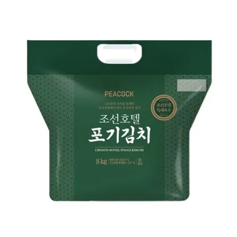 PEACOCK 조선호텔 포기김치 8kg