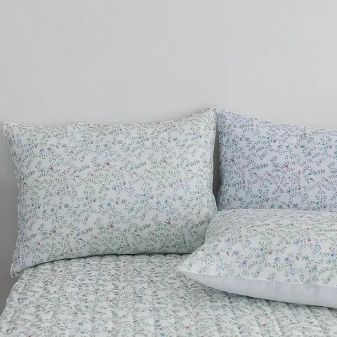 보네브 고슬고슬 시원한 먼지 없는 파랑해 스노우리플 여름 베개커버 50x70cm(2colors)