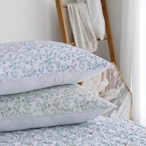 보네브 고슬고슬 시원한 먼지 없는 파랑해 스노우리플 여름 베개커버 40x60cm(2colors)