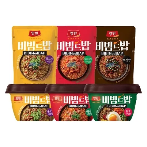 [SP]양반 비빔드밥 포켓/컵 2+2+2 /돌솥/불고기/매운참치/짜장밥/참치김치 외 선택