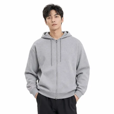 [리미드] 남성 기모 이중지 헤비웨이트 집업 후드점퍼 5C-JUK-Q128