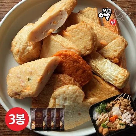 범표 부산어묵 프리미엄 모듬(12종 12개입) 800g x 3봉