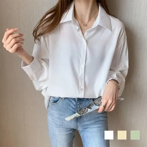 블라우스 봄 프릴블라우스 사무실 여성블라우스 쉬폰