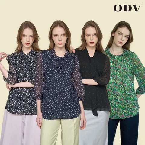 24SS ODV 쿨샤벳 블라우스 4종