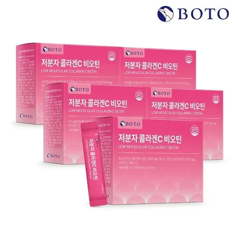 보뚜 저분자 콜라겐C 비오틴 30포 X 5박스