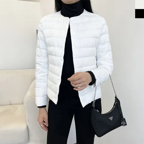 여자 오리털 경량 패딩 자켓 점퍼