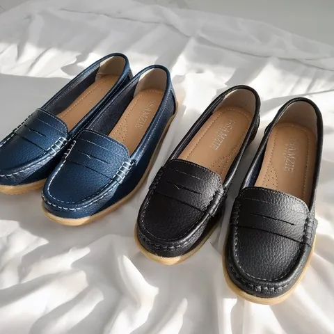 [제라카] 소가죽 여성 단화 컴포트화 여자 로퍼 플랫슈즈 CC303