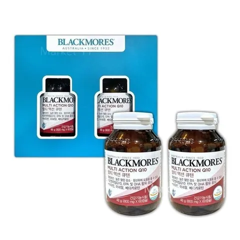 블랙모어스 멀티액션 큐텐 800mg x 60캡슐 x 2