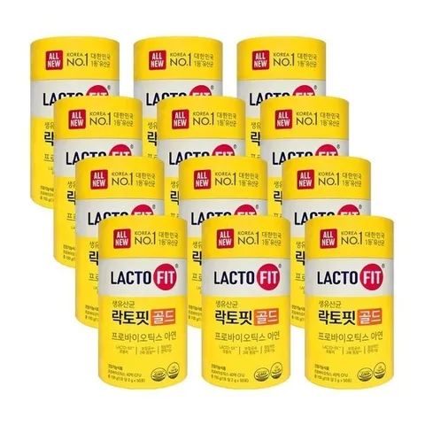 종근당건강 락토핏 생유산균 골드 2g50포12통HIS