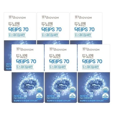 위바이옴 두뇌엔 닥터PS 70 2g x 30포 6박스 -SDL-
