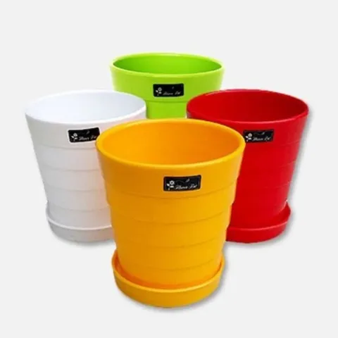 파스텔 인테리어 화분 5개 실내 원예 소품 (WFJ8J8N)