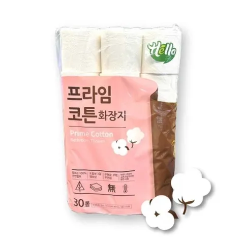 롤 화장지 30m 순면 무형광 부드러운 (WFK67D4)