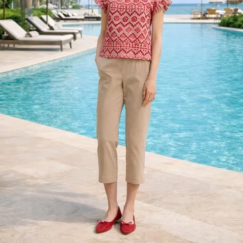 에스연 D23 25 S/S 인견 스판 8부팬츠 4종