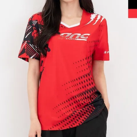 여성티셔츠 스포츠 여성상의 반팔 여자기능성스포 (WFJZCH5)