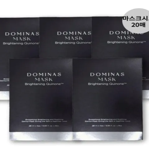 [최신 홈쇼핑 방송상품]태극제약 도미나스 마스크팩 도미나 기 미 주름 관리팩 28ml X20매