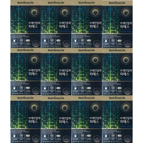 뉴트리원 브레인알파 피에스 두뇌 인지력 30캡슐 12개