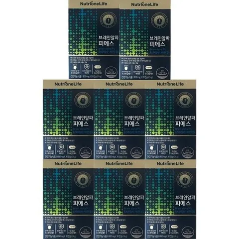 뉴트리원 브레인알파 피에스 두뇌 인지력 30캡슐 8개