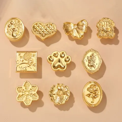 실링왁스 도장헤드 스탬프 인장 10개세트 (WFG4CO1)