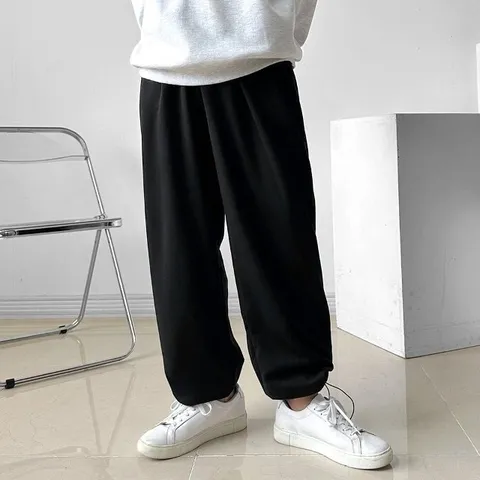 남자 레플 캐주얼 에어 스트링 와이드 팬츠 (WFGSF7Q)