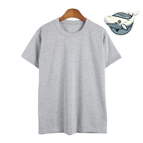 그레이 라운드 반팔티 편한 기본티 면 티셔츠