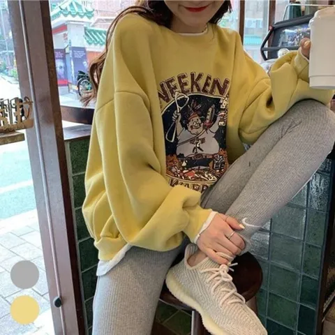 티셔츠코디 긴팔티 여성티셔츠 긴팔티셔츠 루즈핏