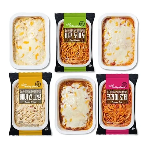 간편 전자레인지 조리 냉동 파스타 밀키트 스파게티 3종 3팩 (WFJFX17)