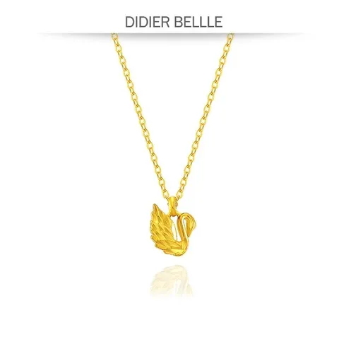 디디에벨라 24k 심플 스완 목걸이3.75g