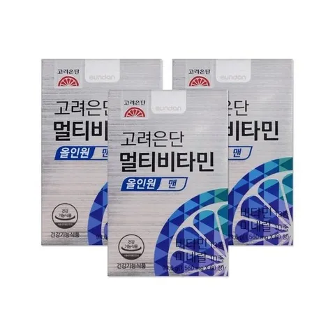 고려은단 멀티비타민 올인원 맨 1560mg 60정 3개/mjc