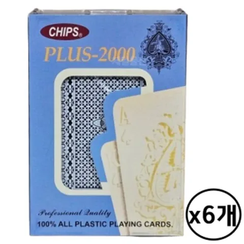 칩스 포커 트럼프 카드 6개 (WFHW5PF)
