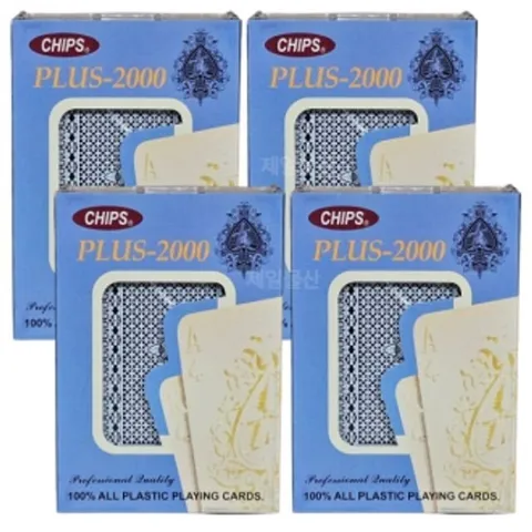 칩스 포커 트럼프 카드 4개 (WFHW5PH)