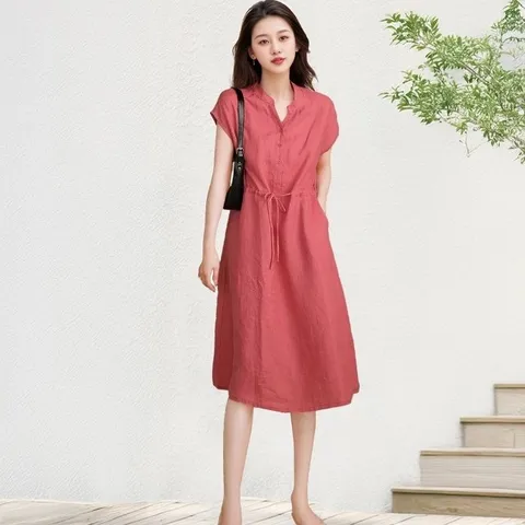 비비아체 플레르 코튼 원피스