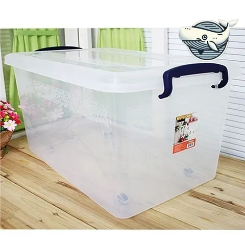 수납 리빙박스 정리함 가정용 수납함 투명박스 (WFHHUZZ)