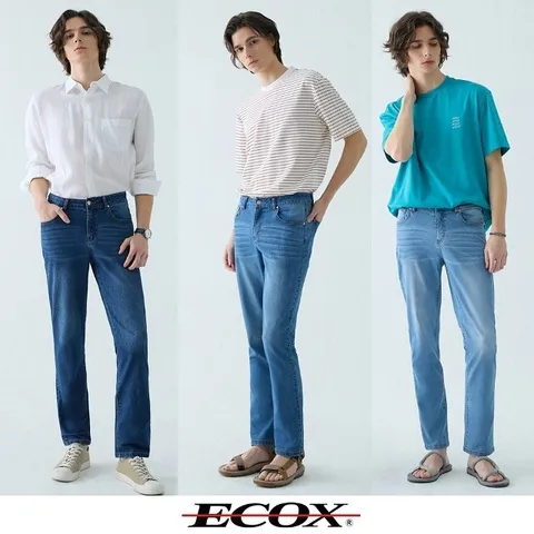 에콕스 25SS 남성 썸머 스판 데님 3종