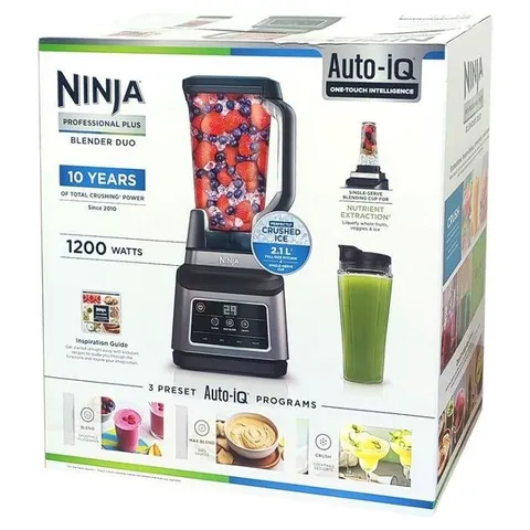 샤크 닌자 프로페셔널 블렌더 듀오 얼음 갈리는 초고속 믹서기