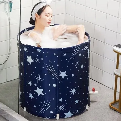 간이욕조 반신욕조 이동식사우나 접이식욕조 미니욕조 (WFHW3W4)