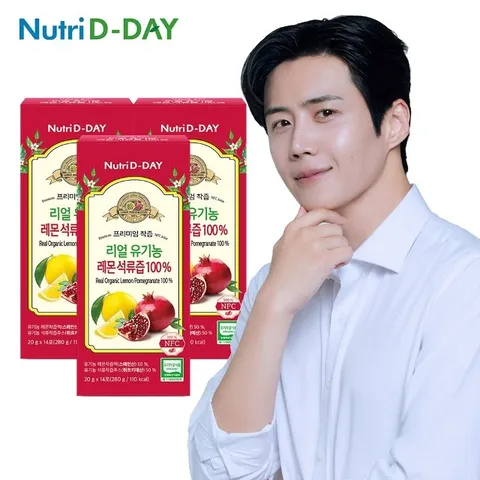 뉴트리디데이 프리미엄 착즙 레몬석류즙 x 3박스 42포