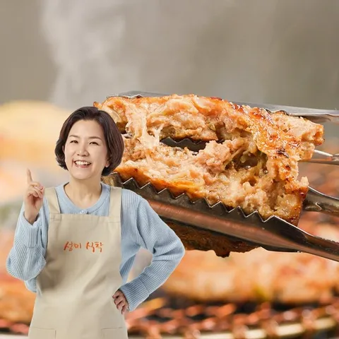 [쇼핑엔티 단독방송!] 이성미의 꼼꼼한 떡갈비 80g × 50장 (총 4kg)