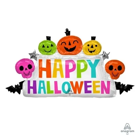 컬러풀앤크리피할로윈마퀴 슈퍼쉐잎 할로윈은박풍선 (WFFQ7W8)