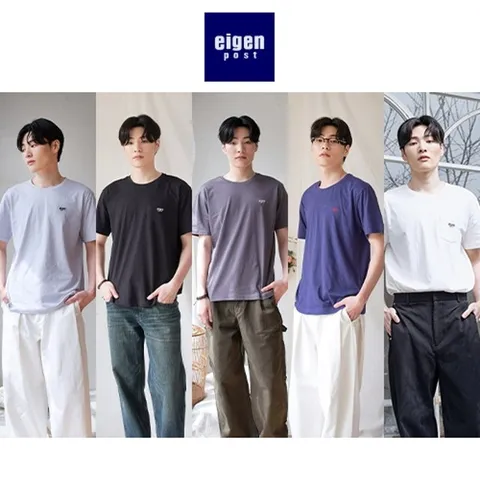 25SS 아이겐포스트 남성 코튼반팔티셔츠 5종