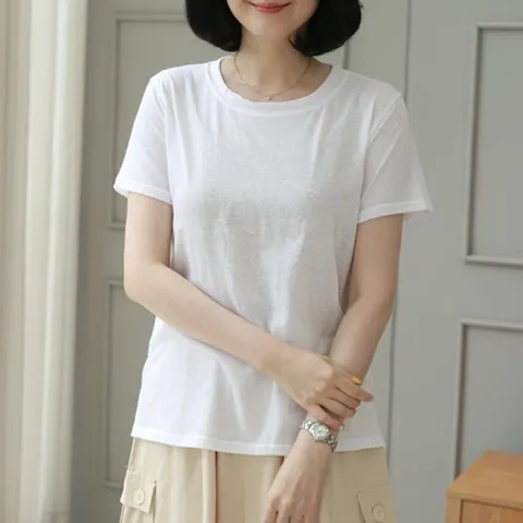 [웬디즈갤러리]컬러풀 반팔 티셔츠 BTS022