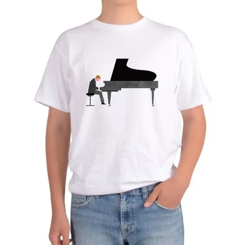 의 음악천재 연주 피아니스트 반팔면티 반팔티 (WFI0PTY)